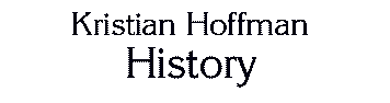 Kristian Hoffman's Ancient History